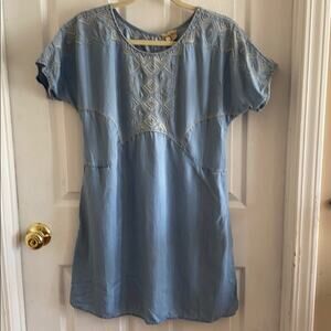 Anthropologie Holding Horses denim dress